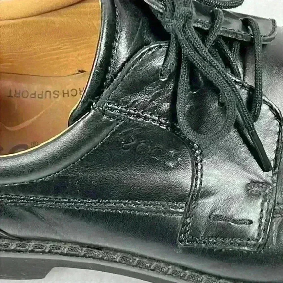 ECCO Seattle Men\'s Tie Dress Shoe Size 9.5-10 (EU 43) Genuine Leather Black main image 6